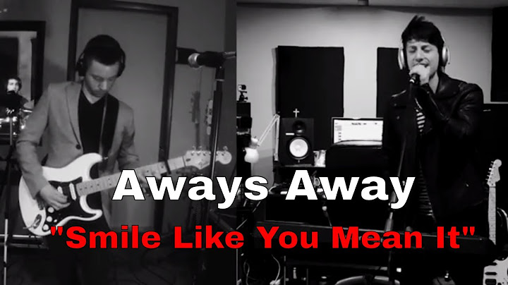 Smile Like You Mean It Cover version - Cover performance video thumbnail