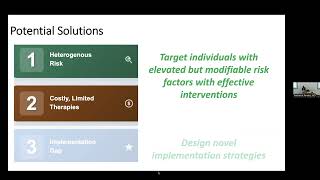 ..Data Science & Tech to Improve Cardiometabolic Health: Risk Prediction to Precision Prevention