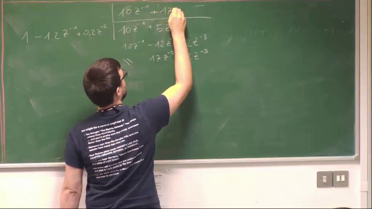 Digital Control - Lecture 2.3: Z-Transform (Inverse transform) - YouTube