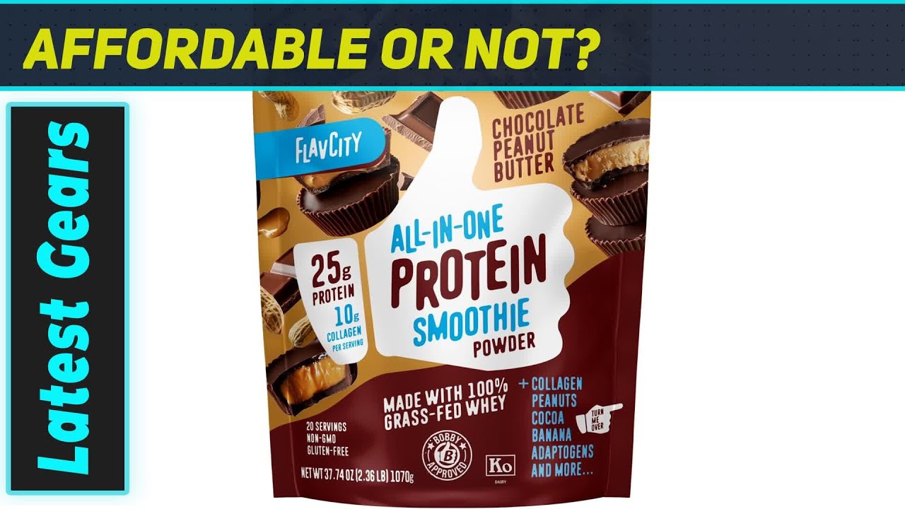 FlavCity Grass Fed Whey: The Ultimate Chocolate Peanut Butter Protein Powerhouse!