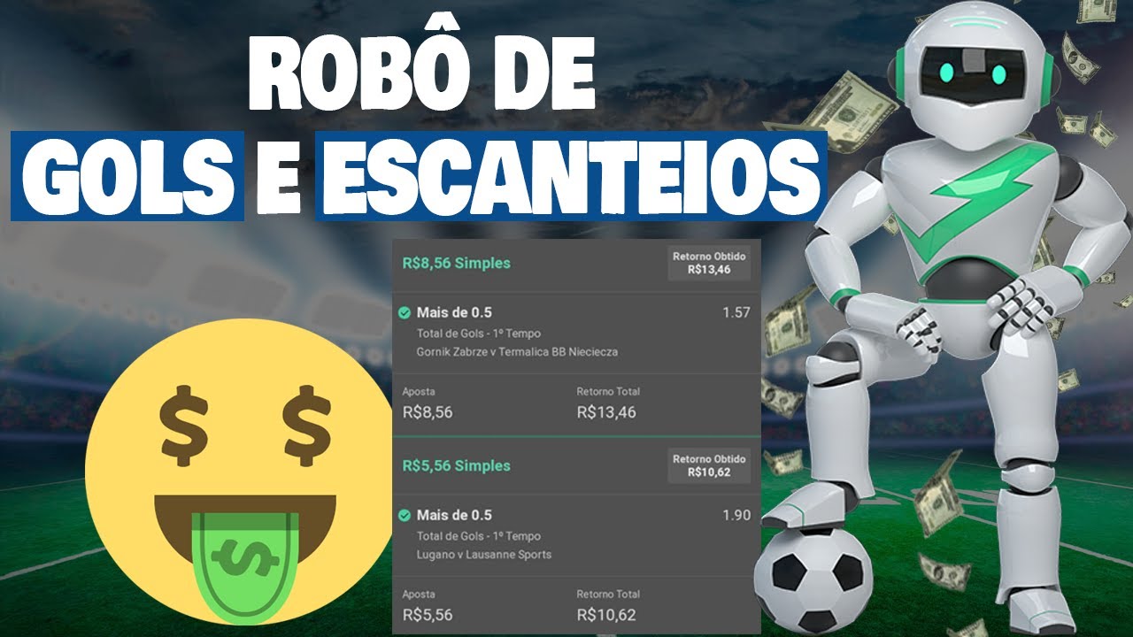 ROBÔ DE GOLS E ESCANTEIOS PARA TRADING ESPORTIVO!