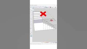 SketchUp-tips ⚡️ De snelste en gemakkelijkste manier om een trap te modelleren in SketchUp — slec...