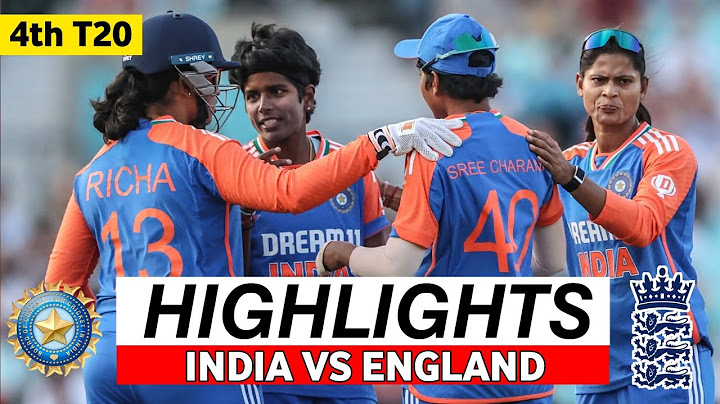 India vs England Women's 4th T20 Highlights 2025 | INDW vs ENGW 4th T20 Highlights 2025