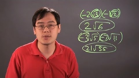 How to Multiply Two Negative Square Roots : Multiplication Tips