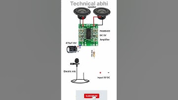 simple mic and speakers circuit