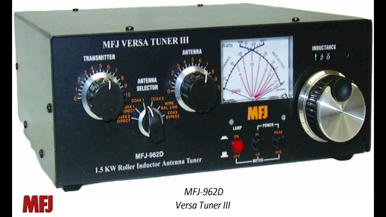 MFJ Versa Tuner III アンテナチューナー The MFJ 962D Versa Tuner III - YouTube