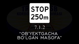 7.1.2. OB&#39;YEKTGACHA BO&#39;LGAN MASOFA | ОБЪЕКТГАЧА БЎЛГАН МАСОФА