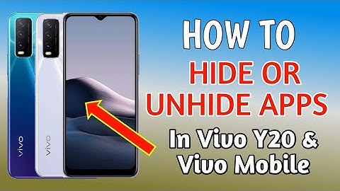 How to Hide or Unhide Apps in Vivo Y20 | Vivo Y20 Hide Apps | Hidden Features of Vivo Y20 Hide Apps