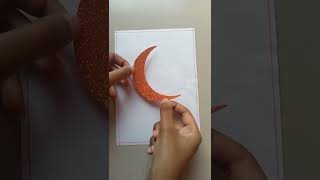 Eid Greeting Card ll New Design Eid Card ll Diy Ideas#shorts #eidcard