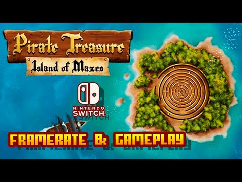 Pirate Treasure: Island of Mazes - (Nintendo Switch) - Framerate & Gameplay