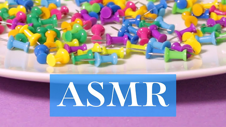 Playing with Push Pins ASMR (No Talking)