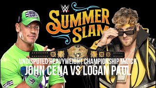 WWE 2K22 JOHN CENA VS LOGAN PAUL WWE UNDISPUTED CHAMPIONSHIP