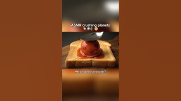 #ASMR | Solar System Planets on Toast 🌍🪐 #shorts