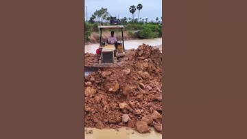 Nicely NEW Project! Dozer Mitsubishi DELETE Trash To building the river QUALITY The STREET