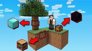 SKYBLOCK, MAS CADA BLOCO QUE EU QUEBRO VIRA OUTRO ALEATÓRIO!