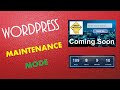 wordpress maintenance mode | wp maintenance mode