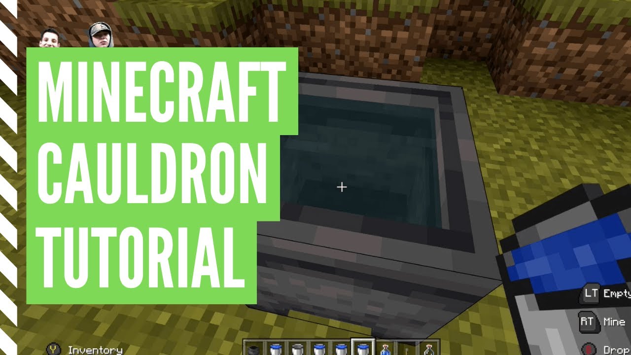 How To Make A CAULDRON In Minecraft - YouTube