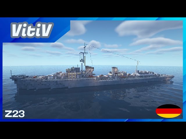 KMS Z23 - Type 1936A Destroyer - Minecraft - YouTube