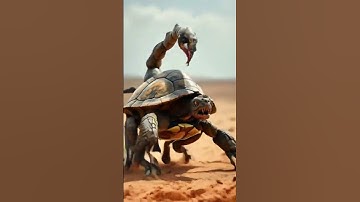 Scorpio vs turtle// hybrid ai video// #aivideo