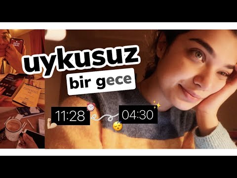 Bütün Gece Ders Çalışmak // Benimle Sabahlayın • Tıp Fakültesi (ders çalışma günlüğüm 2)