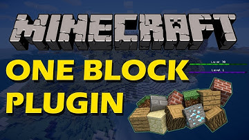 Fun sky block minigame in Minecraft with One Block Plugin