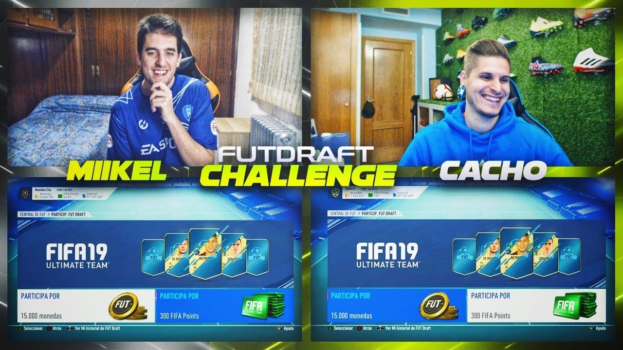 RÉCORD DEL MUNDO FUT DRAFT CHALLENGE VS CACHO !!!