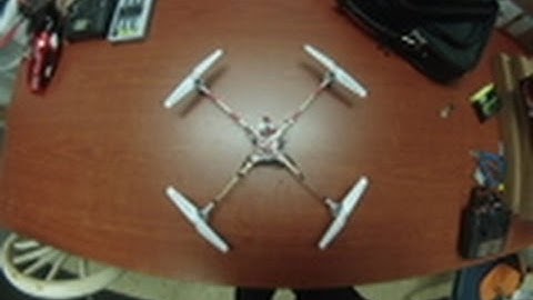 custom brass tube frame Syma X5C - 1 / Striker Spy Drone hybrid.