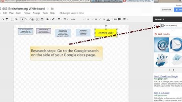 Brainstorming with a Virtual Whiteboard