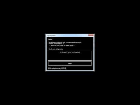 [Présentation] English Speaker [Visual Basic]