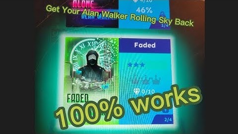 How To Get Rolling Sky Alan Walker Levels Back! (Works Apple/Android) 100% REALLLL!