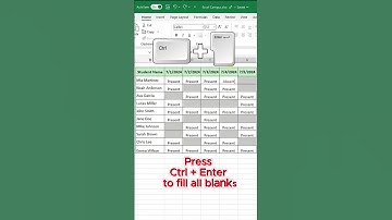 Fill Blank Cells in Excel