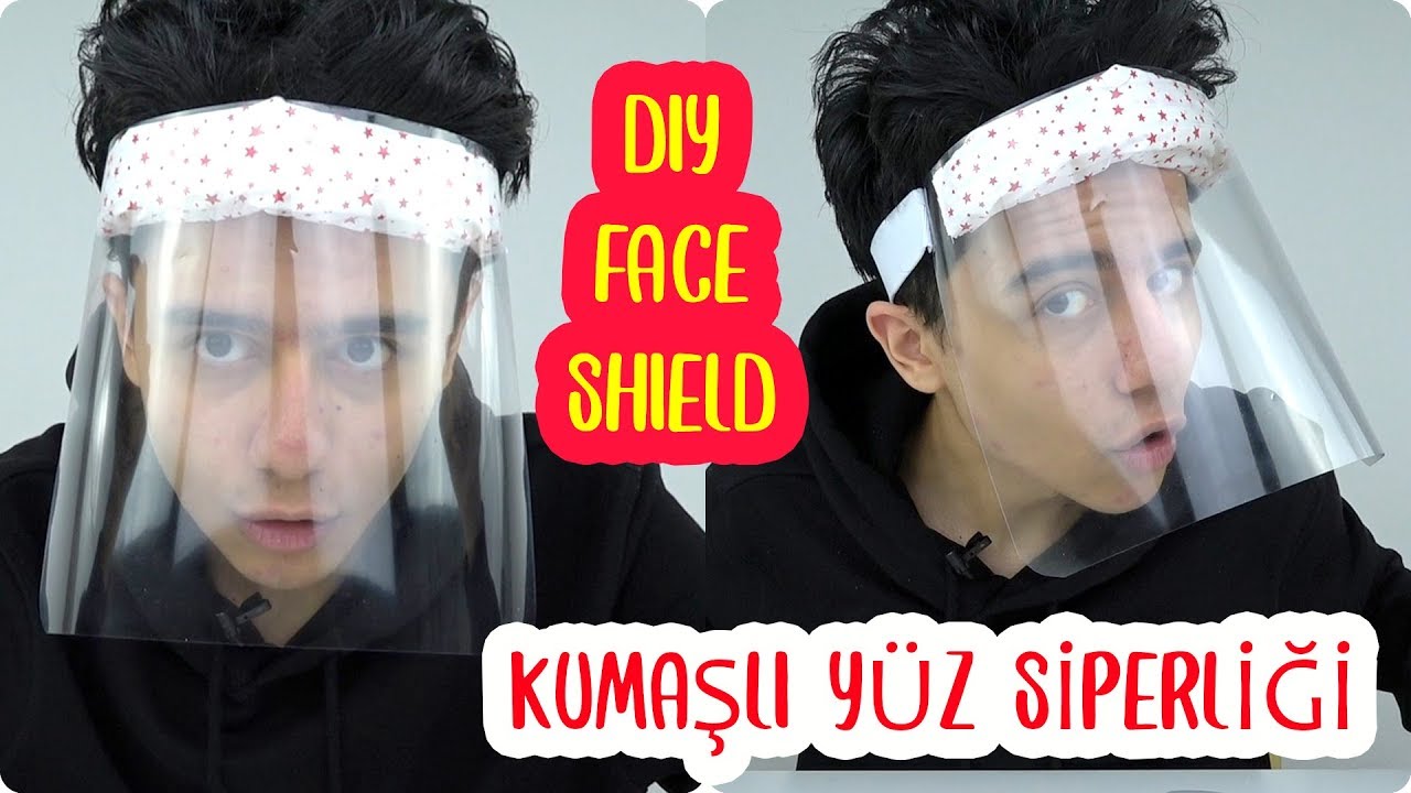 Yuz Siperligi Seffaf Maske Yapimi Alinlik Kismi Kumastan Siperlik Yapimi Diy Face Shield Youtube Maskeler Yuzler Youtube