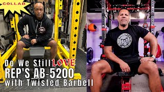 Rep Fitness Adjustable Bench In Depth Review with Twisted Barbell