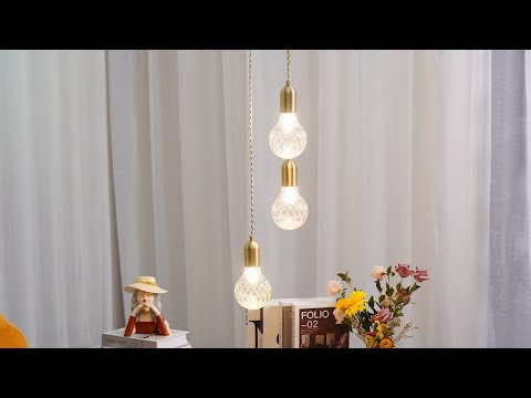Crystal Bulb LED Pendant Lamp