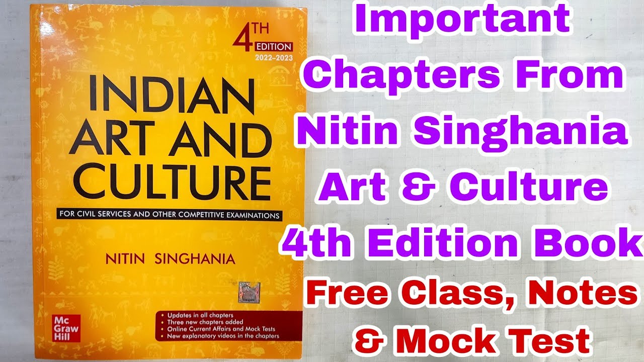 Art & Culture Important Chapters For UPSC Nitin Singhania 4th Edition