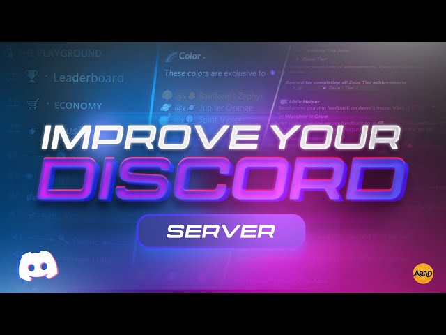 Make or revamp you a good discord server by Teganb2007