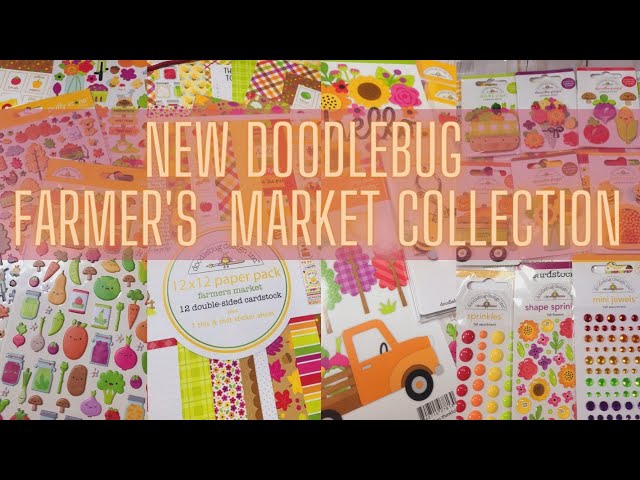 Doodlebug - Farmers Market Petite Prints Double-Sided Cardstock