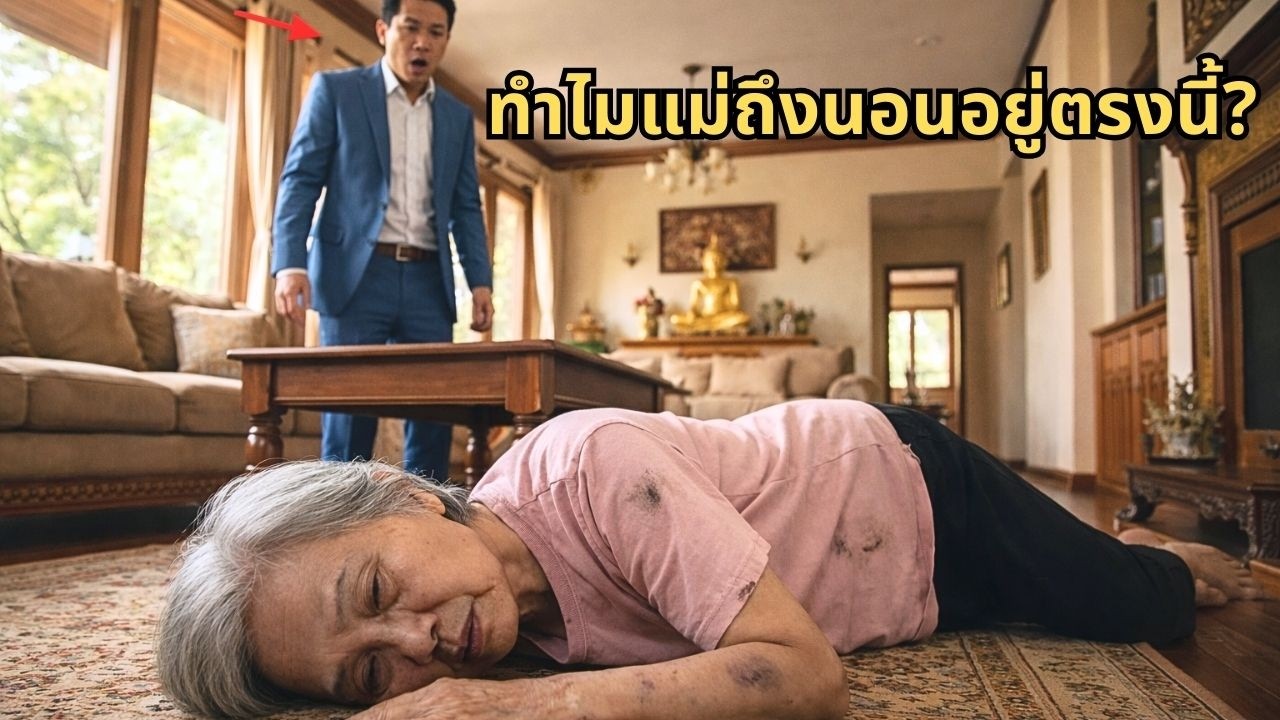 ลูกชายผู้ประสบความสำเร็จกลับบ้าน พบความจริงอันน่าเศร้าเกี่ยวกับแม่ชราของเขา