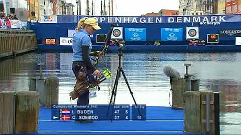 Ivana Buden v Camilla Soemod  compound women semifinal | Copenhagen 2009 Archery World Cup Final
