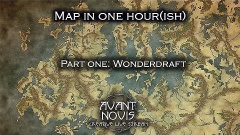 Map in one hour(ish) Part one! Wonderdraft