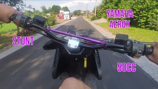 СТАНТ-ПОКАТУШКА YAMAHA AEROX | УЧУСЬ КРУГИ НА РОКСЕ ☠️