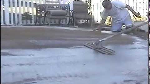 Easy Decorative Concrete Borders using Stamping Border Rollers