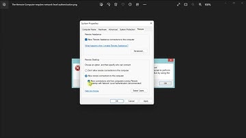 FIX Error:  “The Remote Computer Requires Network Level Authentication NLA”