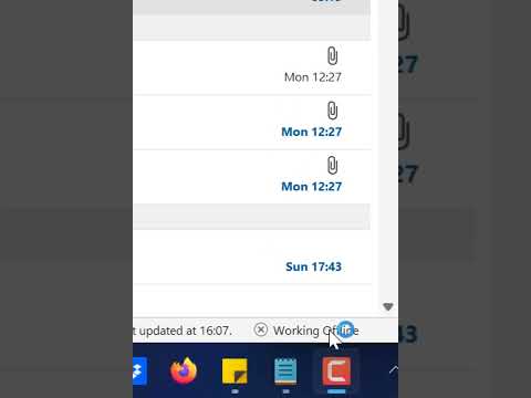 Why is Outlook Working Offline?