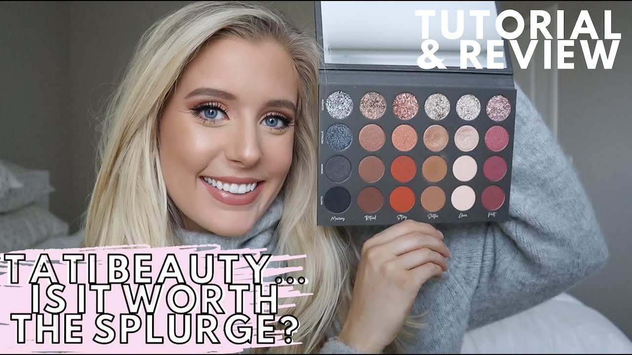 TATI BEAUTY TEXTURED NEUTRALS EYESHADOW PALETTE REVIEW | EASY, WEARABLE ...