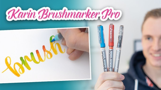 Probando los rotuladores KARIN BRUSHMARKER PRO ⎮ REVIEW 