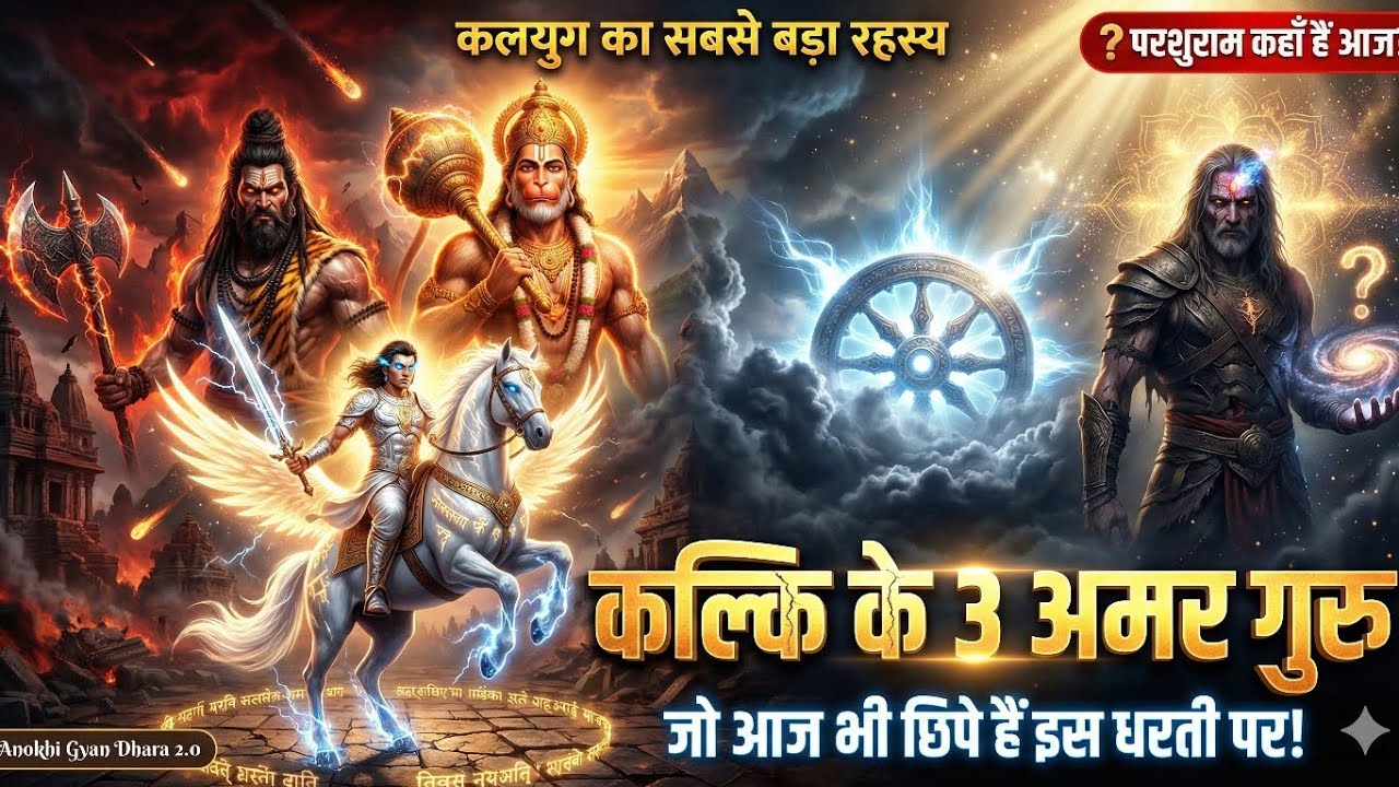 कल्कि अवतार के 3 अमर गुरु जो आज भी इस धरती पर ज़िंदा हैं! 🤯 | Kalki Avatar