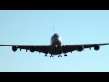 Airbus 380 Air France 1st Time Arriving in Montreal Closeup View Flyby landing
