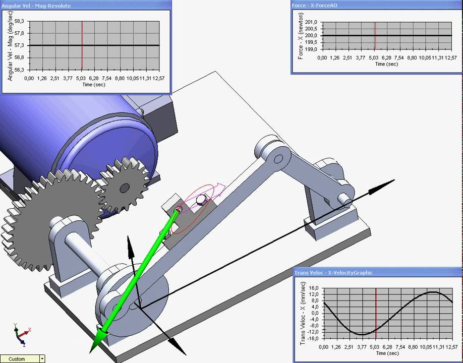 Fourbar Mechanism Шарнирен четиризвенник YouTube