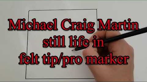 Michael craig martin still life